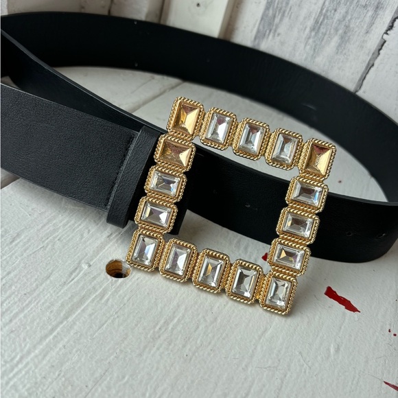 Large statement buckle belt - Picture 1 of 4